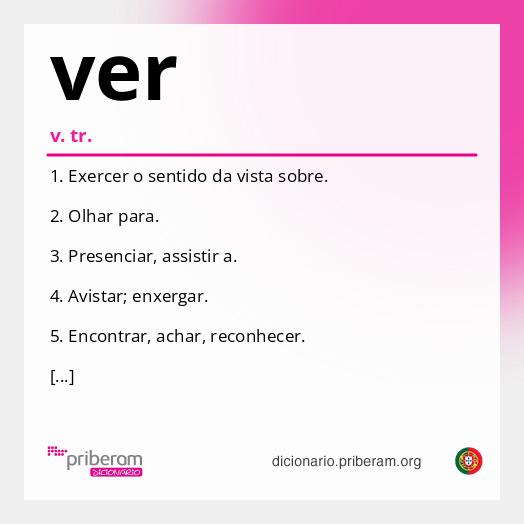 Significado de ver